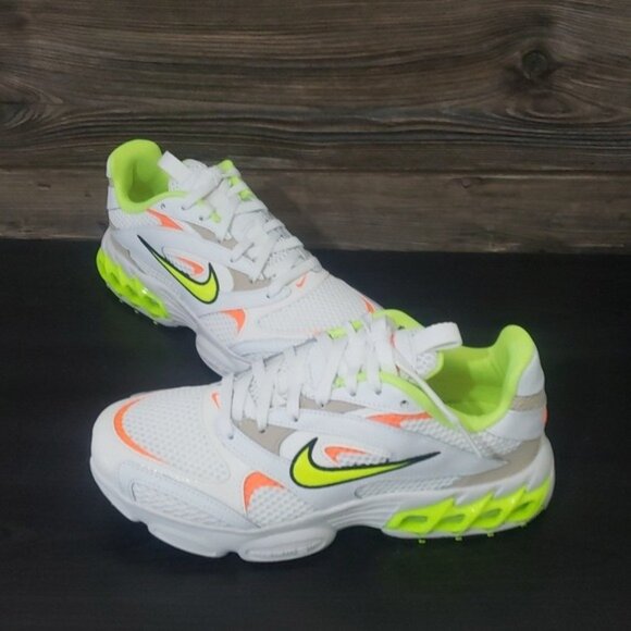 New Nike Zoom Air Fire White Neon Womens Sneakers Size 7 Chunky Casual Everyday‎